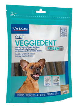 Virbac C.E.T. VEGGIEDENT FR3SH batoane masticabile pentru igienă dentară la câini
