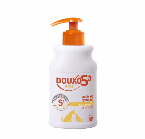 DOUXO S3 PYO Shampoo șampon dermo-cosmetic pentru câini și pisici
